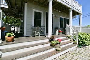 View of front porch