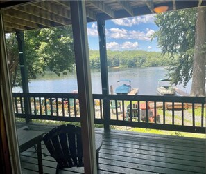 Suite #1 deck view of our docking area