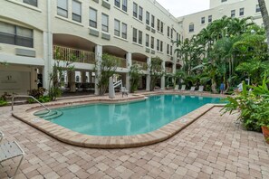 Heated Swimming pool for guests only