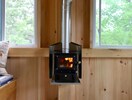 Cozy Wood Stove (firewood provided in cooler months)