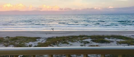 Hello Cocoa Beach! View from top floor balcony