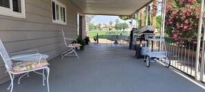 Patio looking north