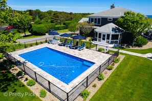 Brand new pool, patio, and fireplace