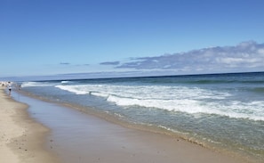 Famous Nauset Beach is just a 3 minute walk away