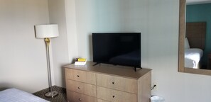 View of the television in the Master bedroom.