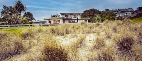 View of the house from the beach 