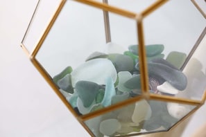 Look for sea glass at our favourite beaches and add a piece to our collection