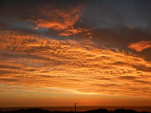 Sunset picture from the beach directly opposite.
