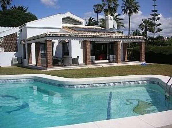 Villa and pool