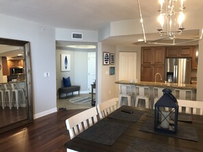 We aimed for an updated beachy feel