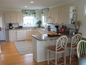 Kitchen from dining area