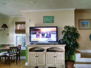 Living area and game nook