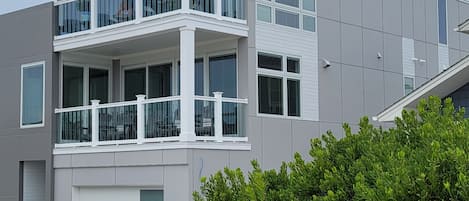 view of house from beach entrance