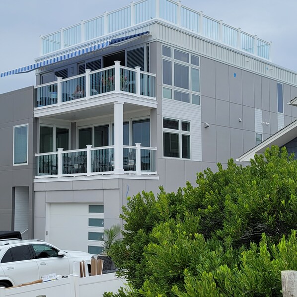 view of house from beach entrance