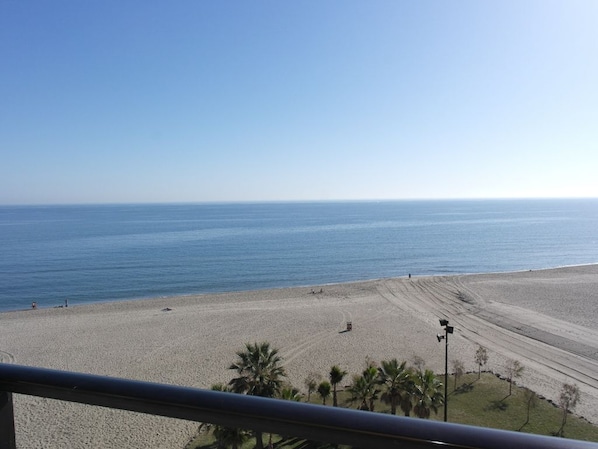 View from balcony south towards Fuengirola.
