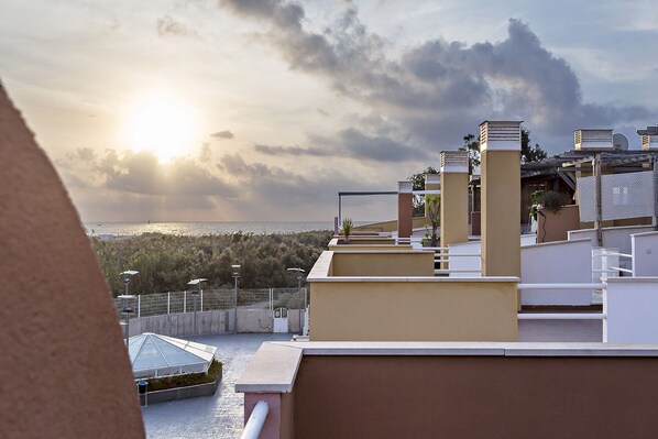 The Terrace with View of the Sea