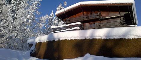 Winter view of the Chalet