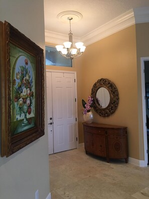 Entrance way facing front door