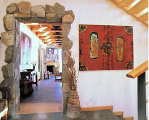 Entry way to main level of   Casa Farellones