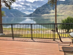 Front porch looking over the lake
