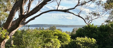 Lake view from back deck