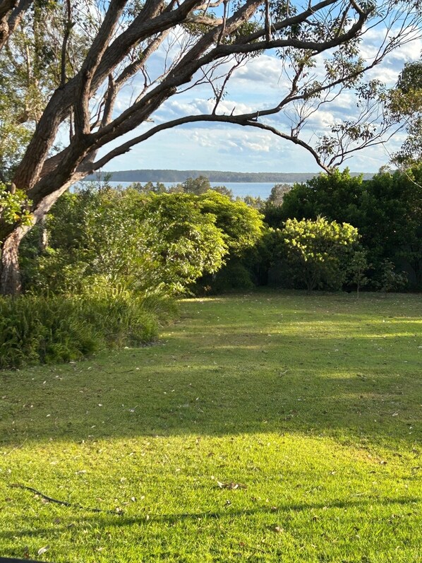 Lake view from back deck