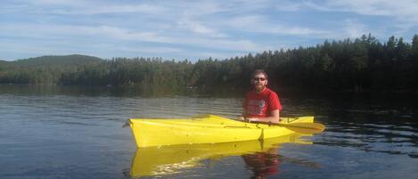 Kayaking on Lake Nubanusit