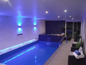 New indoor heated swimming pool 