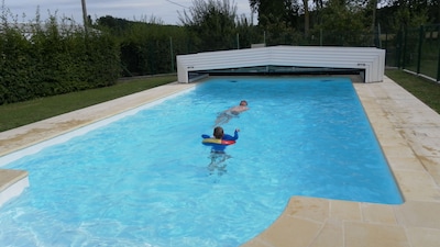 Casa rural de 3 estrellas con piscina en el corazón de los castillos del Loira