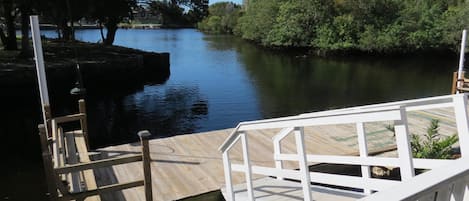 Floating Dock and Cow Creek