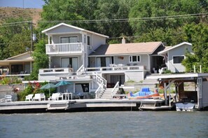View of house from river