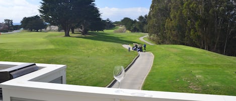 upstairs balcony view