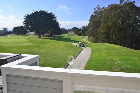 upstairs balcony view