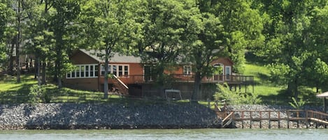 View of Cabin from Lake Wylie