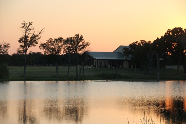 Throw a line into the lake stocked with bass and bluegill