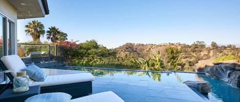 Pool Side Seating w/ views