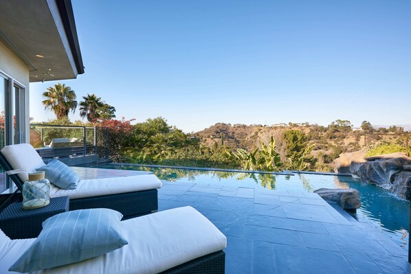 Pool Side Seating w/ views