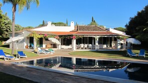 Villa Fumone in the evening sun