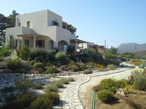 General view of the Main building and the Cottage on arrival