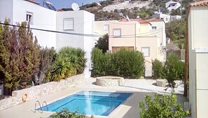 One of the two pools, view from rear balcony