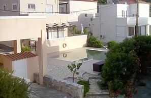 One of the two pools, view from the rear balcony