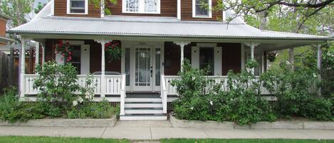 Front entrance and porch