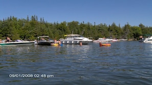 Very popular sandbar nearby. Just 10 minutes away by boat