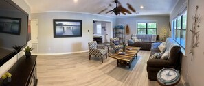 New flooring throughout the house. 