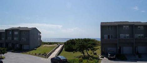 Almost oceanfront!  Ocean view from the condo.