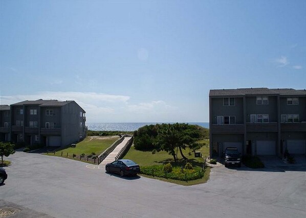 Almost oceanfront!  Ocean view from the condo.