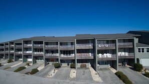 View of the 400's units from the boardwalk