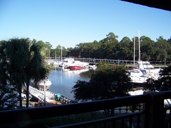 view from private patio