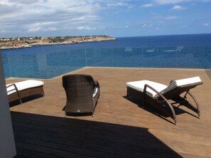 View from the 2nd floor terrace to Cala Figuera