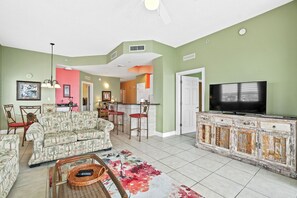 open and spacious